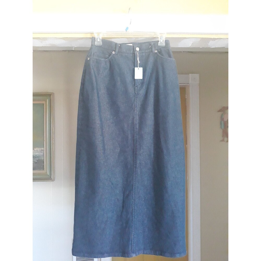 Long denim skirt sz 4